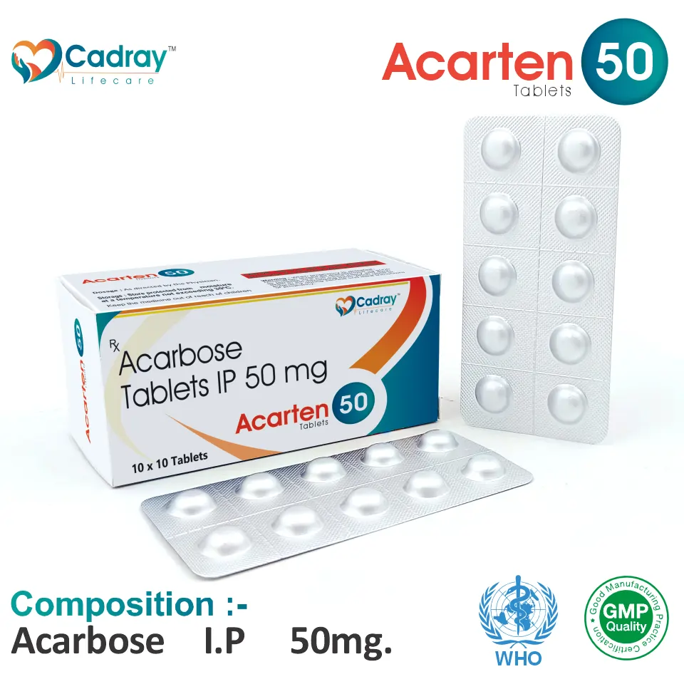 Acarbose 50mg Tablet PCD Pharma Franchise